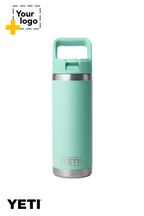 YETI® Rambler® 18 oz. Water Bottle with Color-Matched Straw Cap