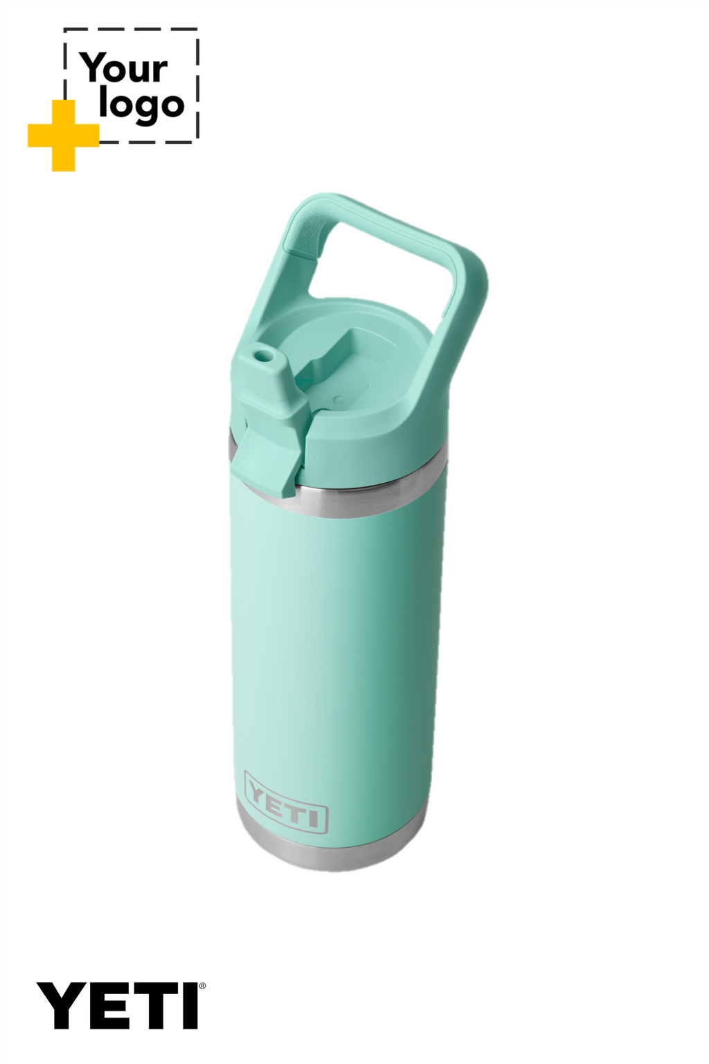 YETI® Rambler® 18 oz. Water Bottle with Color-Matched Straw Cap