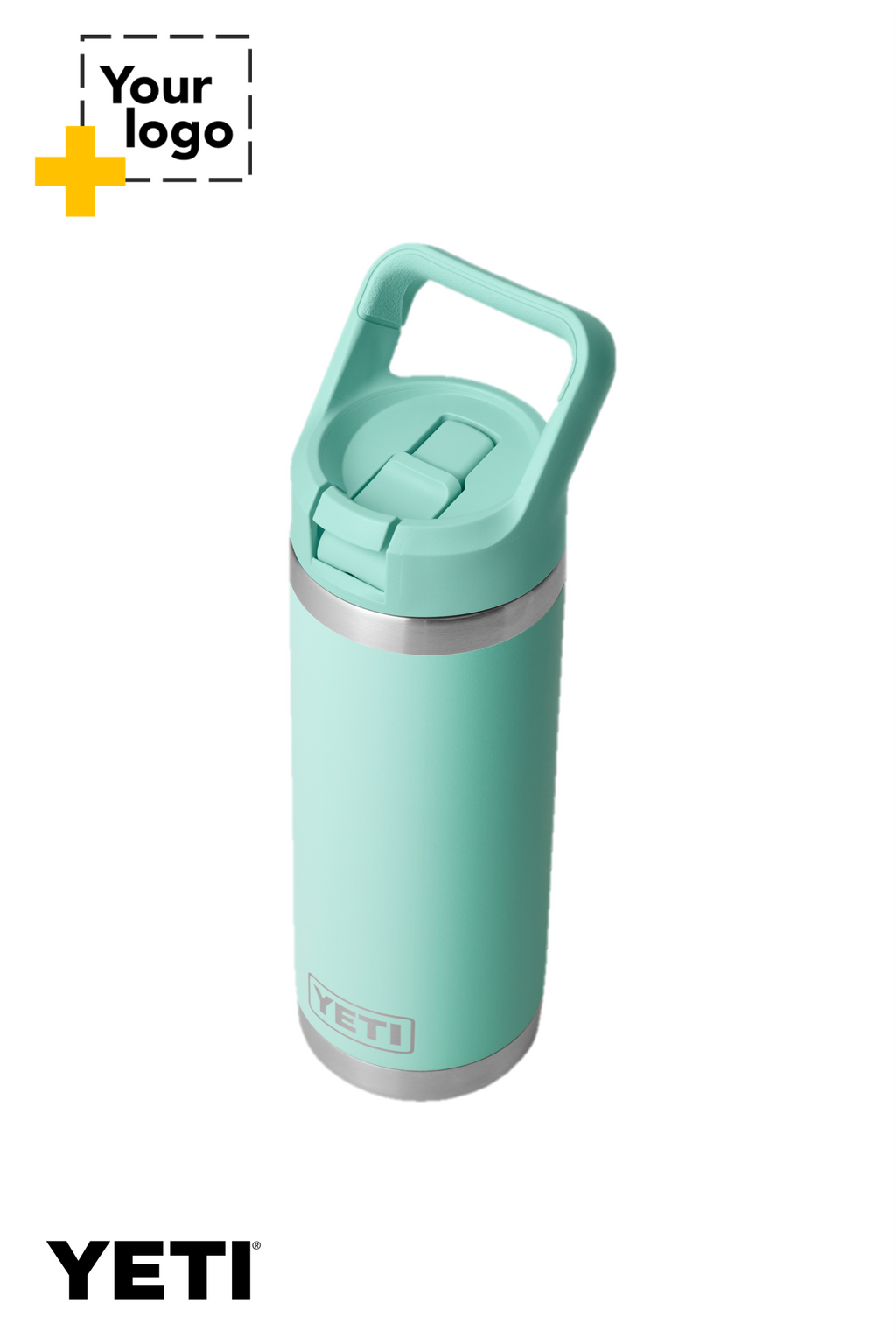 YETI® Rambler® 18 oz. Water Bottle with Color-Matched Straw Cap