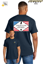 Custom Gildan® DryBlend® 50 Cotton/50 Poly T-Shirt - DIAMOND FLAG