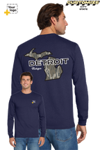 Custom Gildan® DryBlend® 50 Cotton/50 Poly Long Sleeve T-Shirt -  Bottomland Camo