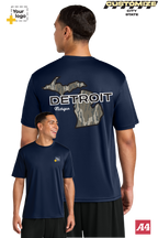 Custom A4 Cooling Performance Tee - Bottomland Camo