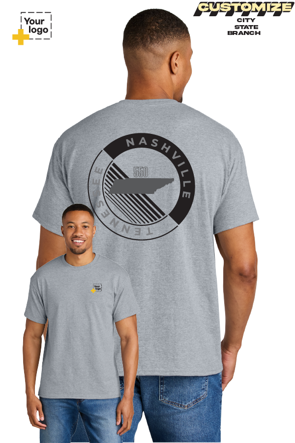 Custom Gildan® DryBlend® 50 Cotton/50 Poly T-Shirt - CIRCLE