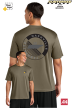 Custom A4 Cooling Performance Tee - CIRCLE