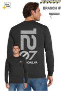 Custom Gildan® DryBlend® 50 Cotton/50 Poly Long Sleeve T-Shirt - Branch #