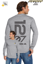 Custom Gildan® DryBlend® 50 Cotton/50 Poly Long Sleeve T-Shirt - Branch #