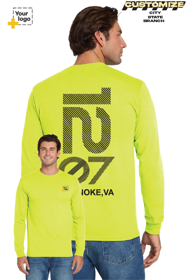 Custom Gildan® DryBlend® 50 Cotton/50 Poly Long Sleeve T-Shirt - Branch #