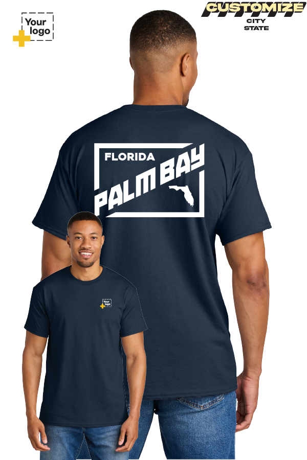 Custom Gildan® DryBlend® 50 Cotton/50 Poly T-Shirt - DIAGONAL