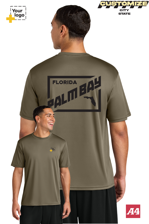 Custom A4 Cooling Performance Tee - DIAGONAL