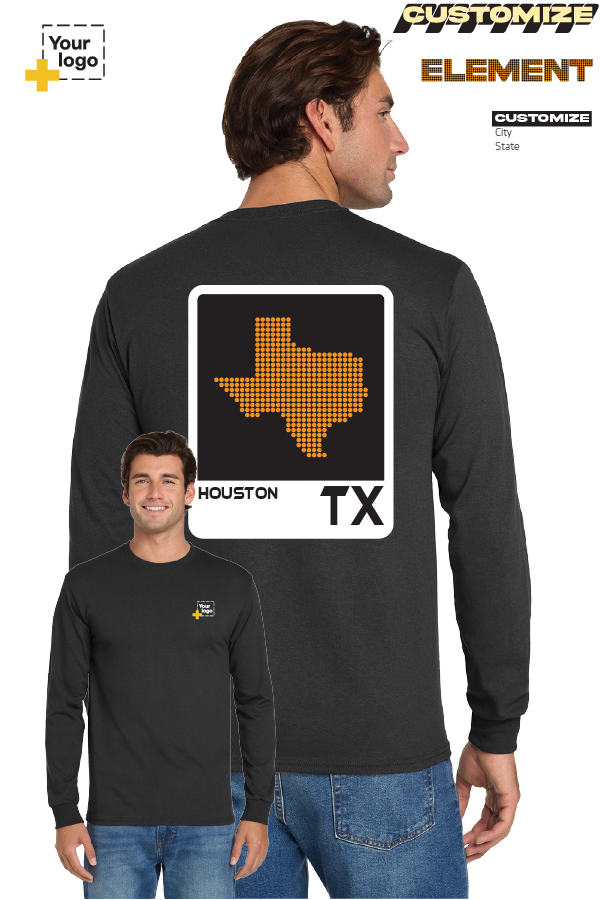 Custom Gildan® DryBlend® 50 Cotton/50 Poly Long Sleeve T-Shirt - ELEMENTS DOTS