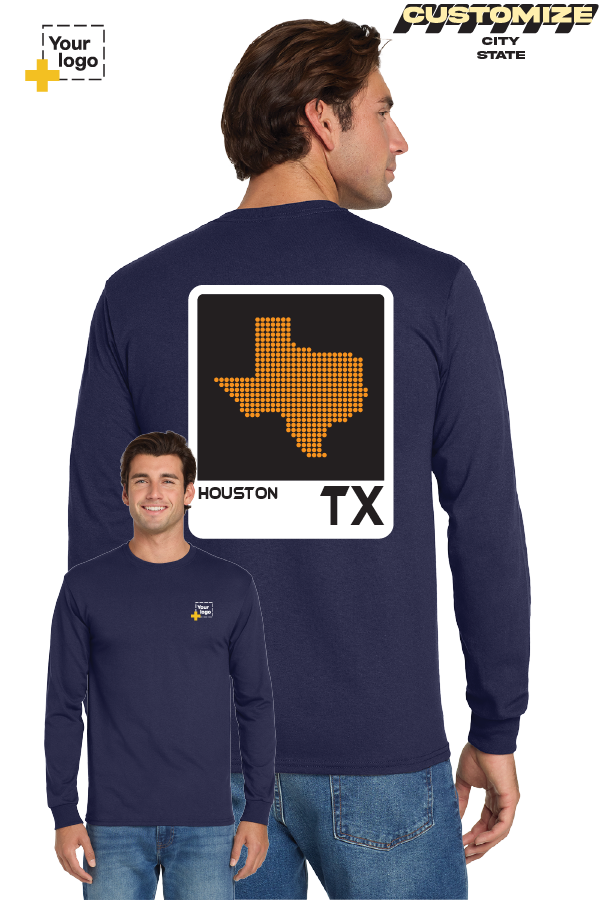 Custom Gildan® DryBlend® 50 Cotton/50 Poly Long Sleeve T-Shirt - ELEMENTS DOTS