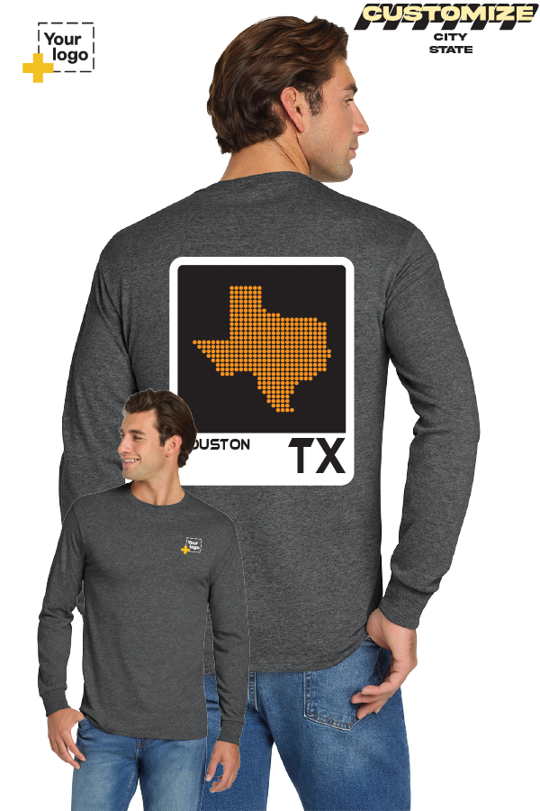 Custom Gildan® DryBlend® 50 Cotton/50 Poly Long Sleeve T-Shirt - ELEMENTS DOTS