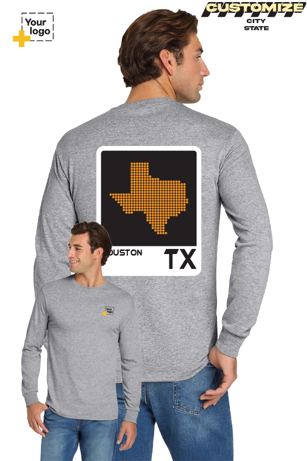 Custom Gildan® DryBlend® 50 Cotton/50 Poly Long Sleeve T-Shirt - ELEMENTS DOTS