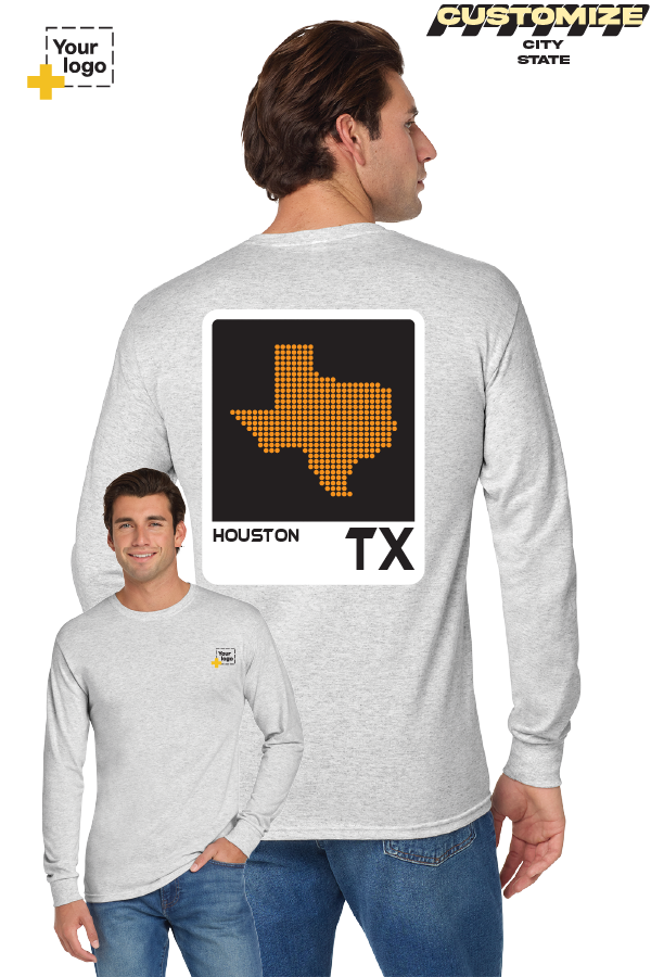 Custom Gildan® DryBlend® 50 Cotton/50 Poly Long Sleeve T-Shirt - ELEMENTS DOTS