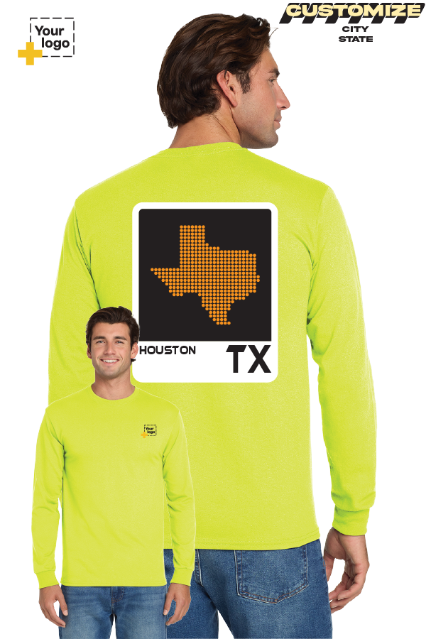 Custom Gildan® DryBlend® 50 Cotton/50 Poly Long Sleeve T-Shirt - ELEMENTS DOTS