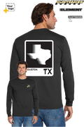 Custom Gildan® DryBlend® 50 Cotton/50 Poly Long Sleeve T-Shirt - ELEMENTS FADE