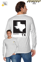 Custom Gildan® DryBlend® 50 Cotton/50 Poly Long Sleeve T-Shirt - ELEMENTS FADE