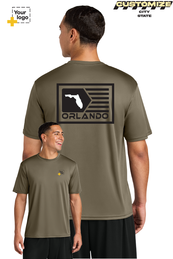 Custom A4 Cooling Performance Tee - GEOMETRIC FLAG