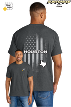 Custom Gildan® DryBlend® 50 Cotton/50 Poly T-Shirt - FLAG
