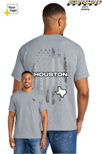 Custom Gildan® DryBlend® 50 Cotton/50 Poly T-Shirt - FLAG