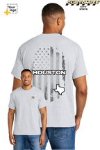 Custom Gildan® DryBlend® 50 Cotton/50 Poly T-Shirt - FLAG