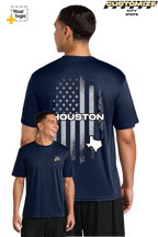 Custom A4 Cooling Performance Tee - FLAG