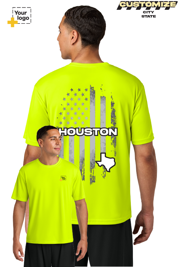 Custom A4 Cooling Performance Tee - FLAG