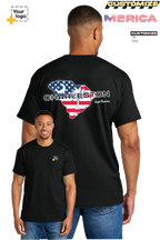 Custom Gildan® DryBlend® 50 Cotton/50 Poly T-Shirt - Merica State