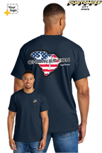 Custom Gildan® DryBlend® 50 Cotton/50 Poly T-Shirt - Merica State