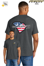 Custom Gildan® DryBlend® 50 Cotton/50 Poly T-Shirt - Merica State
