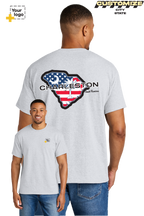 Custom Gildan® DryBlend® 50 Cotton/50 Poly T-Shirt - Merica State