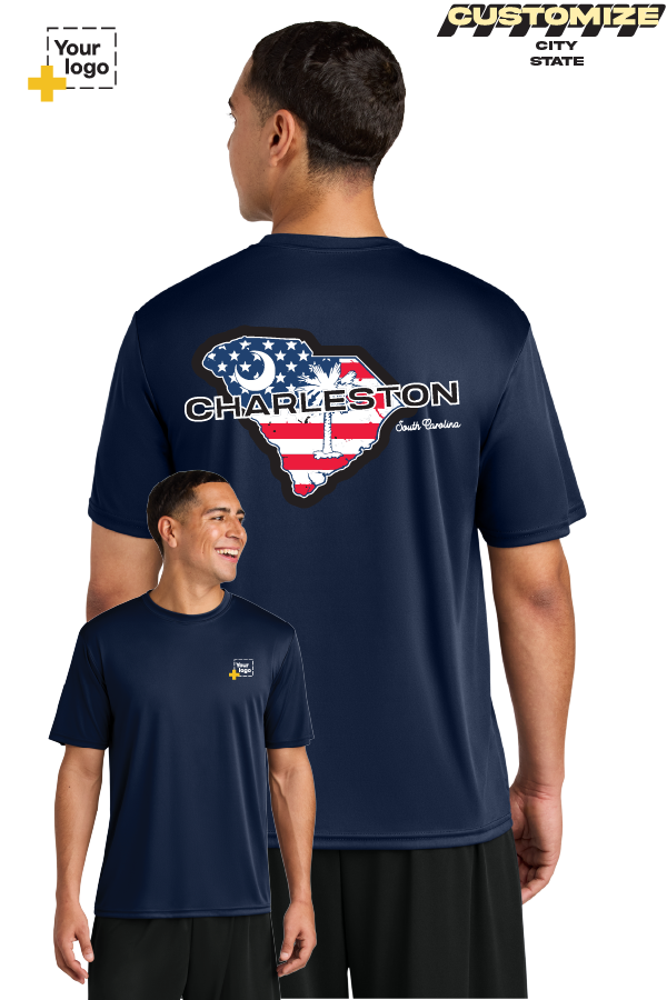 Custom A4 Cooling Performance Tee - Merica State