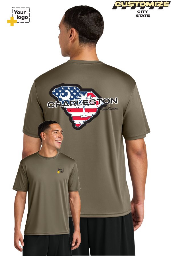 Custom A4 Cooling Performance Tee - Merica State