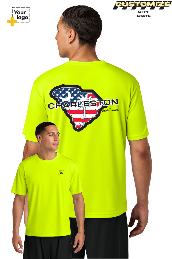 Custom A4 Cooling Performance Tee - Merica State