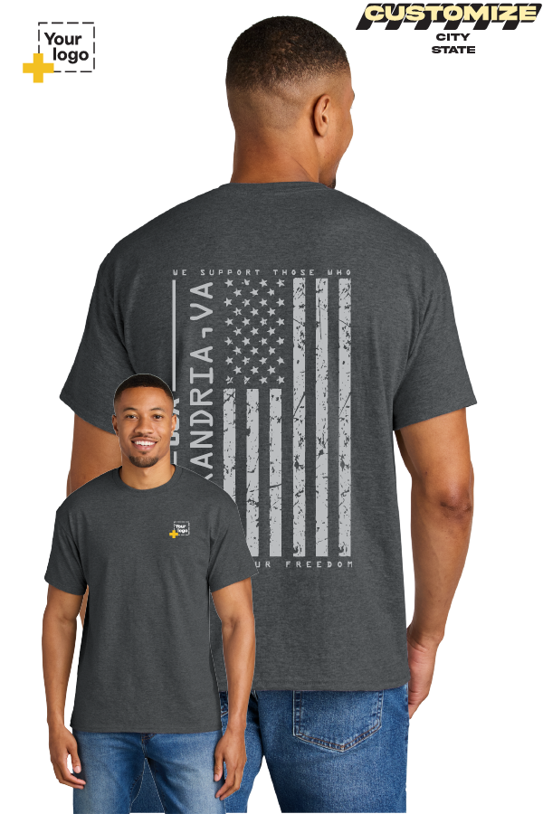 Custom Gildan® DryBlend® 50 Cotton/50 Poly T-Shirt - Salute To Service
