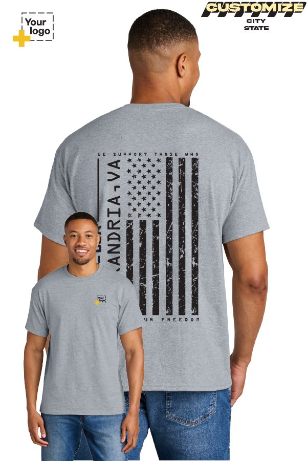 Custom Gildan® DryBlend® 50 Cotton/50 Poly T-Shirt - Salute To Service