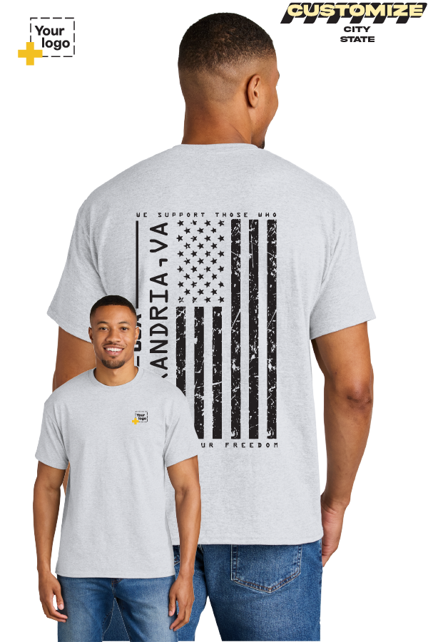 Custom Gildan® DryBlend® 50 Cotton/50 Poly T-Shirt - Salute To Service