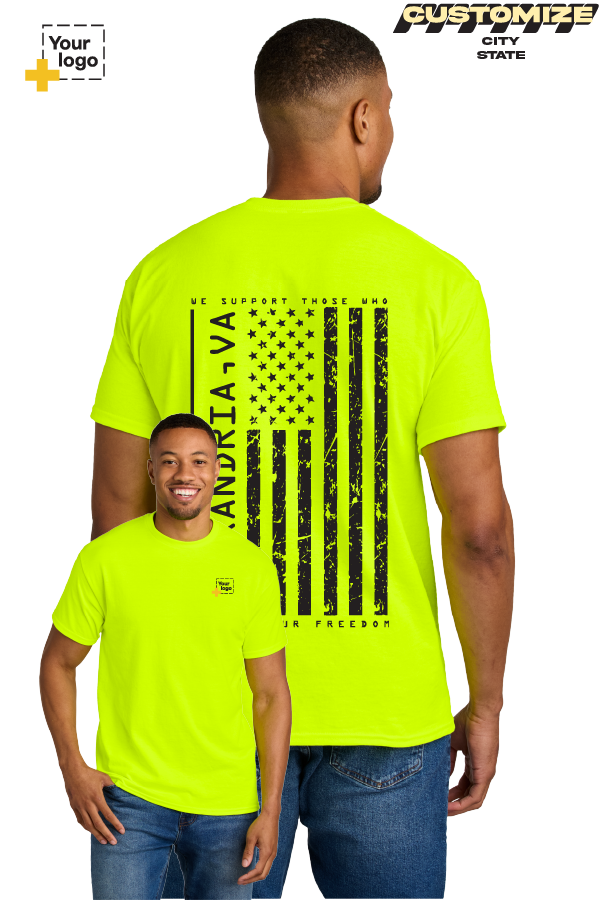 Custom Gildan® DryBlend® 50 Cotton/50 Poly T-Shirt - Salute To Service