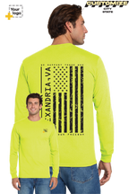 Custom Gildan® DryBlend® 50 Cotton/50 Poly Long Sleeve T-Shirt - Salute To Service