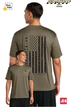 Custom A4 Cooling Performance Tee - Salute To Service