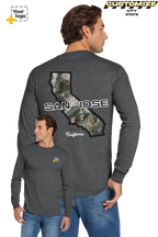 Custom Gildan® DryBlend® 50 Cotton/50 Poly Long Sleeve T-Shirt - Terra Camo