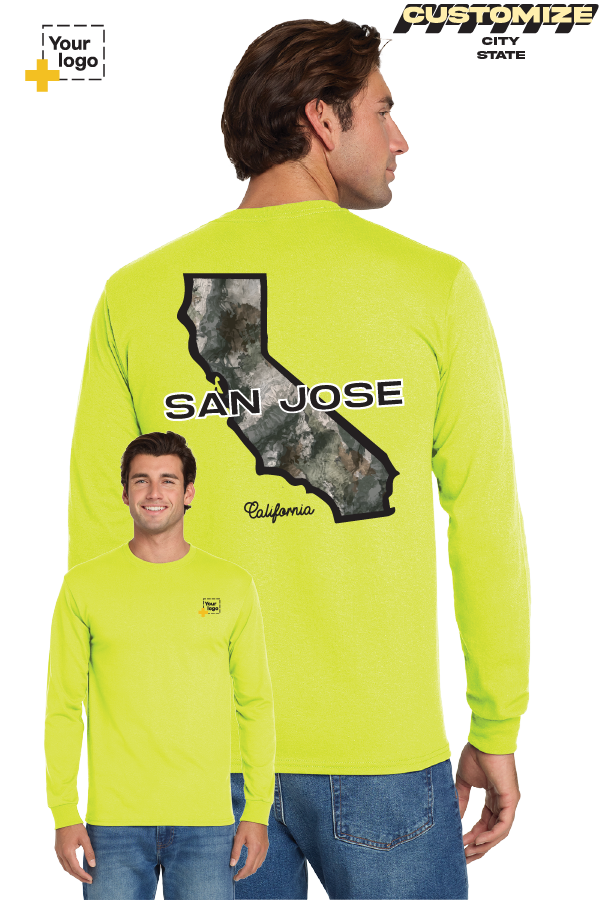 Custom Gildan® DryBlend® 50 Cotton/50 Poly Long Sleeve T-Shirt - Terra Camo