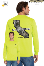 Custom Gildan® DryBlend® 50 Cotton/50 Poly Long Sleeve T-Shirt - Terra Camo