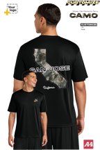 Custom A4 Cooling Performance Tee - Terra Camo