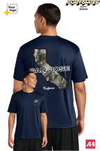 Custom A4 Cooling Performance Tee - Terra Camo