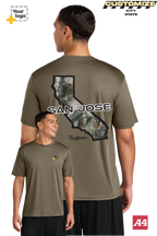 Custom A4 Cooling Performance Tee - Duck Camo